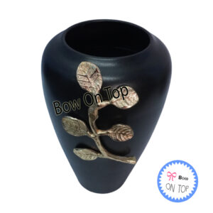 14378 Classic Metal Floral Vase