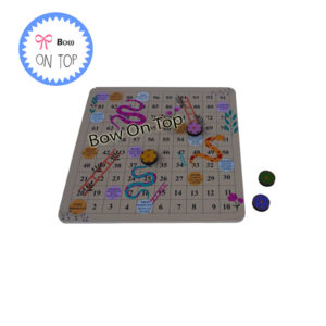 14323 Woodden Snakes & Ladders Game