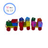14346 Alphabet & Number Whirlwind 3 Carriage Wooden Train Toy - Image 3