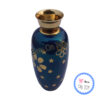 14372 Star & Flower Design Metal Vase - Image 2