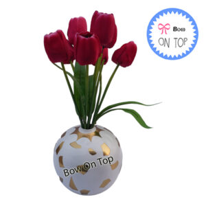 14383 Table Decor Metal Vase